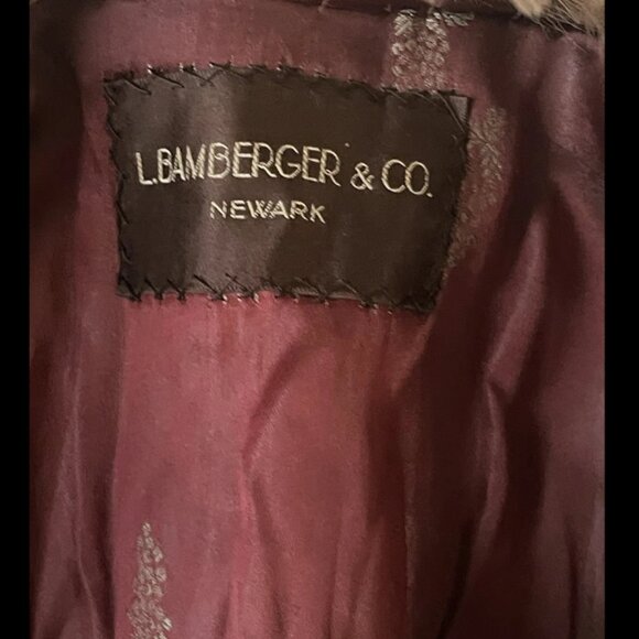 Vintage 1970'S  Full Length Mink Coat Brown L. BAMBERGER & CO Newark Coat - Picture 9 of 12